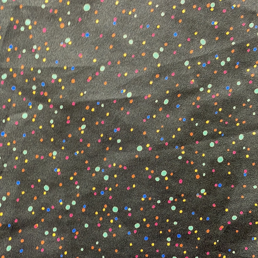 Levi Strauss & Co. vintage puff sleeve cuff multi colored dots blou… - Picture 6 of 6